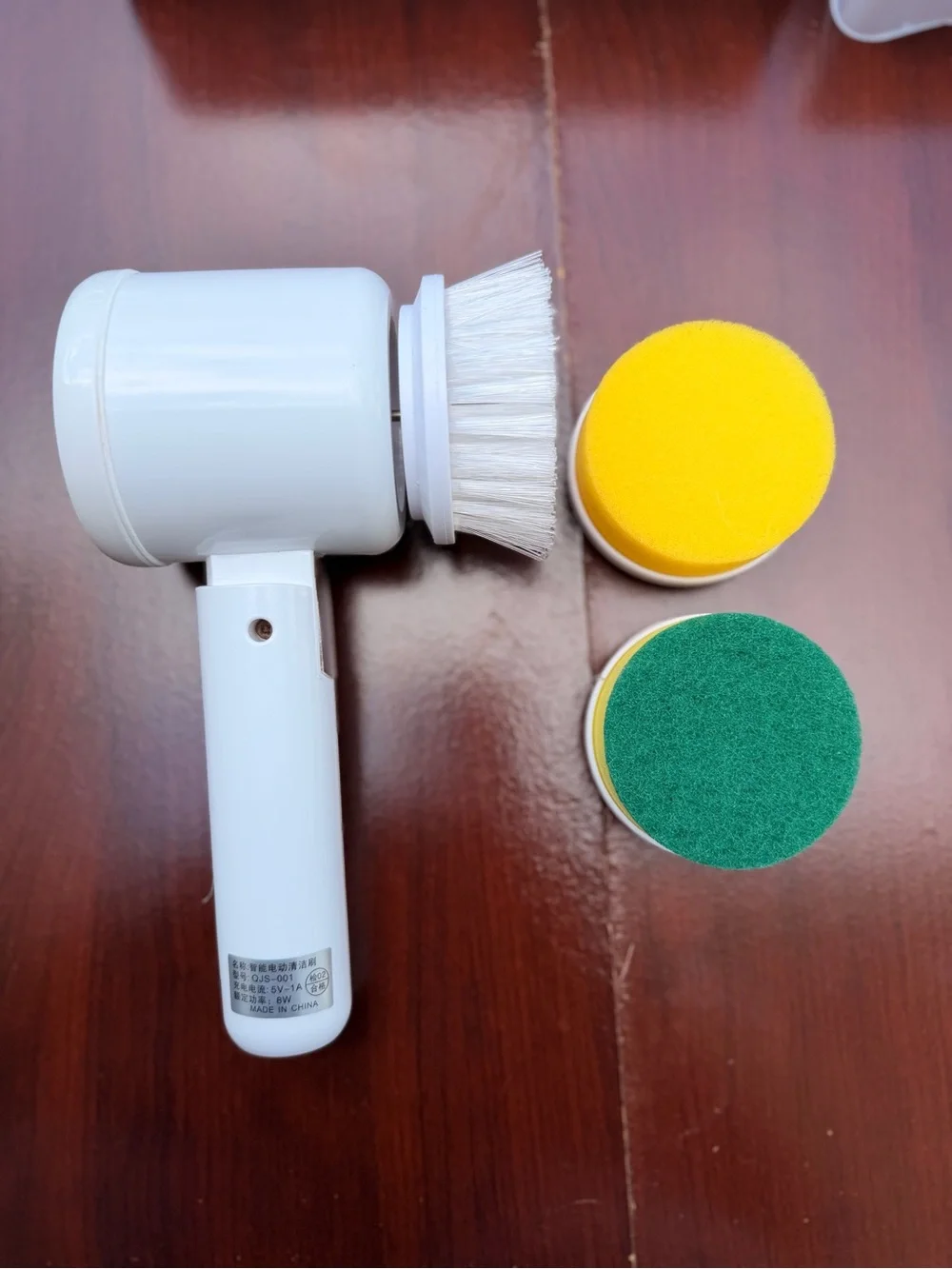 Electric Spin Scrubber Cordless Dish Washing Brush Kitchen Cleaning Power Tool